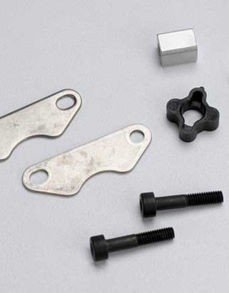 Traxxas 5565 Brake pads (2)/ brake disc hub/ 3X15 CS (partially threaded) (2)/2mm pin (1)/ 4mm e-clip (1)