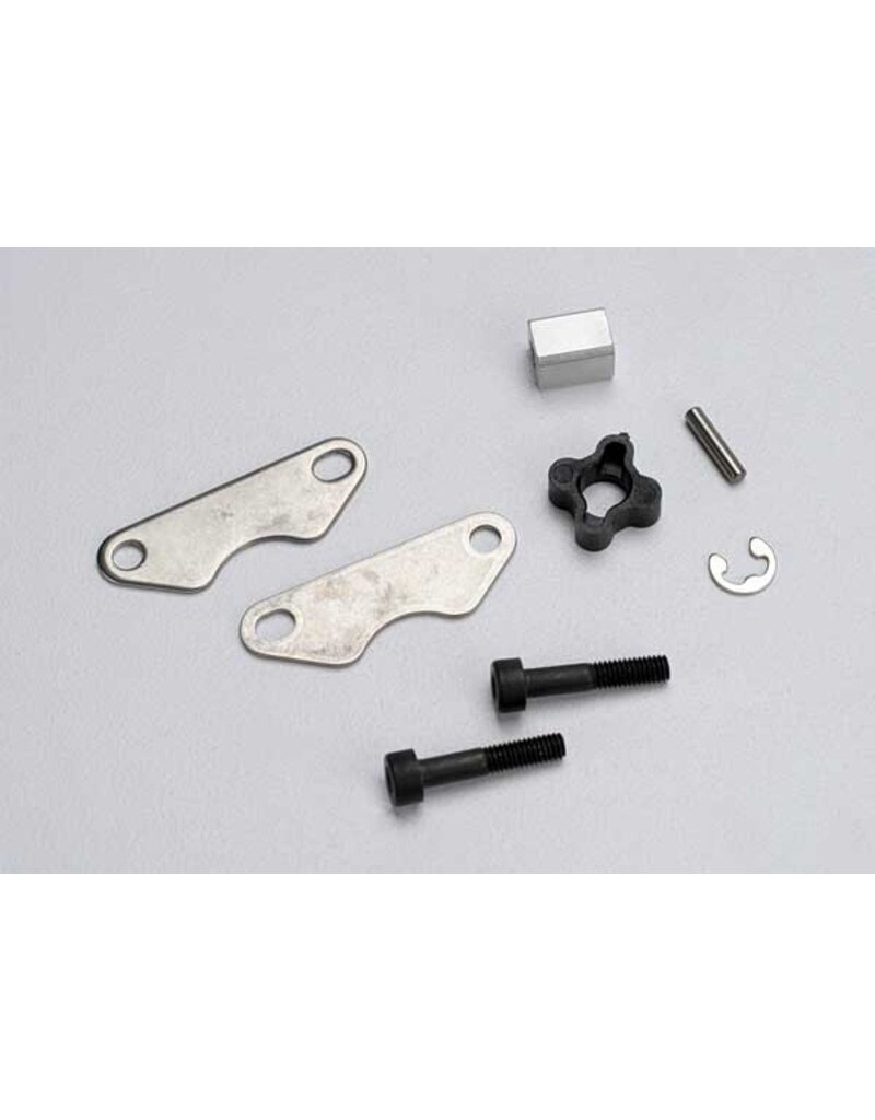 Traxxas 5565 Brake pads (2)/ brake disc hub/ 3X15 CS (partially threaded) (2)/2mm pin (1)/ 4mm e-clip (1)