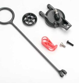 Traxxas 5547 Pull ring (1)/ fuel tank cap (1)/ engine shut-off clamp (1)/ 3x10 BCS (1)