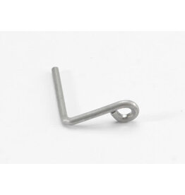 Traxxas 4961 Hanger, metal wire (for Resonator pipe in T-Maxx? with long wheelbase)/ telemetry sensor wire hold-down clip
