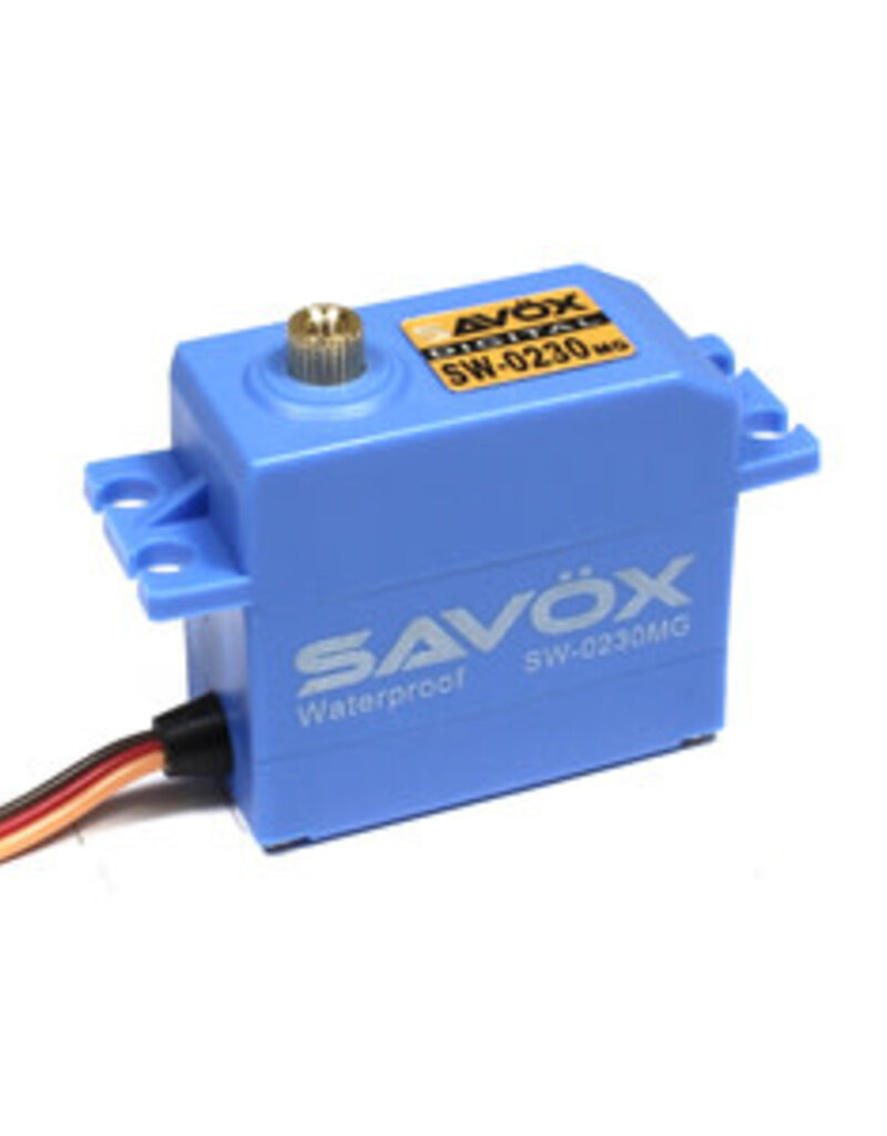 Savox SAVSW0230MGP  Waterproof Standard Digital Servo w/Soft Start, 0.13sec / 111.1oz @ 7.4V