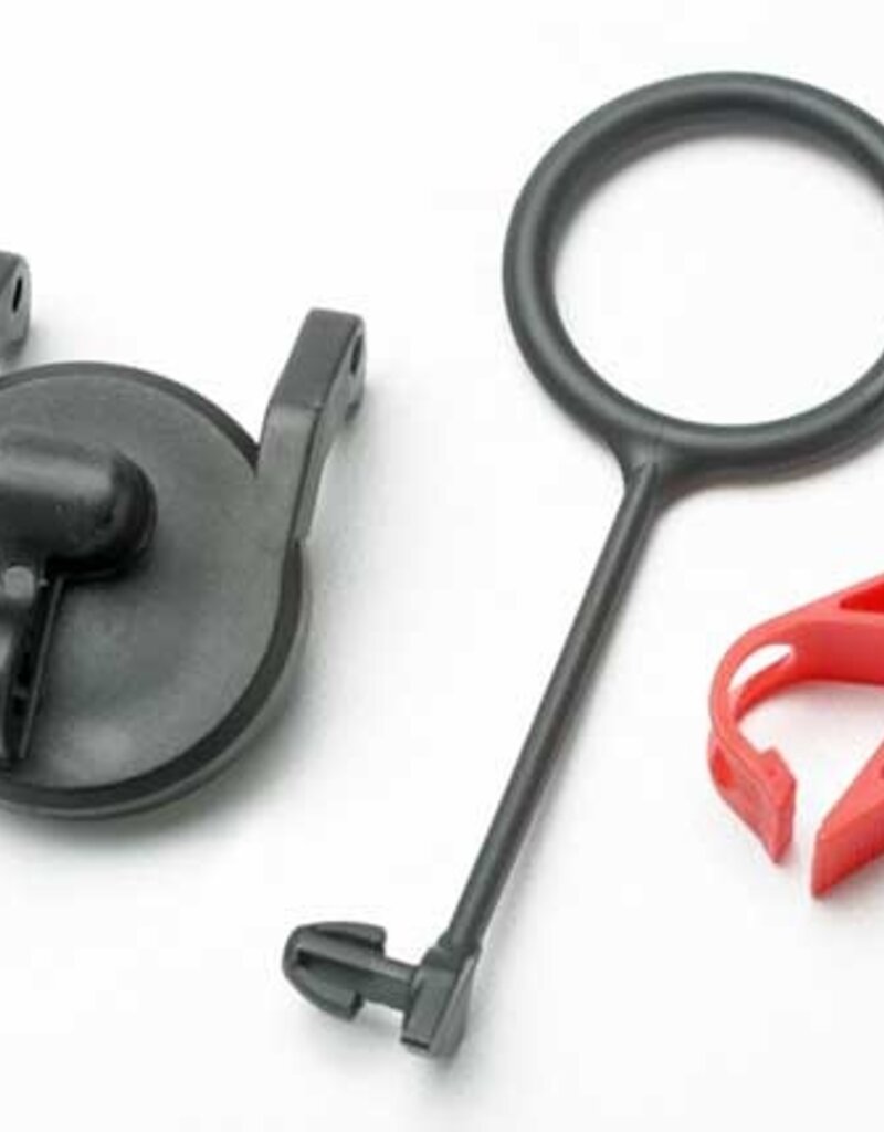 Traxxas 5367Pull ring, fuel tank cap (1)/ engine shut-off clamp (1)