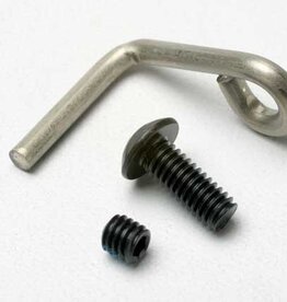 Traxxas 5346 Hanger, metal wire (for tuned pipe)/ 4mm GS (1)/ 4x10 BCS (1)