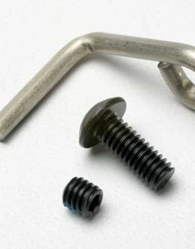 Traxxas 5346 Hanger, metal wire (for tuned pipe)/ 4mm GS (1)/ 4x10 BCS (1)