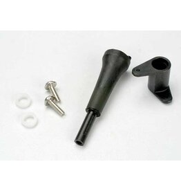 Traxxas 5167 Slide carb linkage bellcrank post/ 5x8x2.5 plastic bushing (2)/ bellcrank/ 5x8x0.5 fiber washer (2)/ 3x10 WM