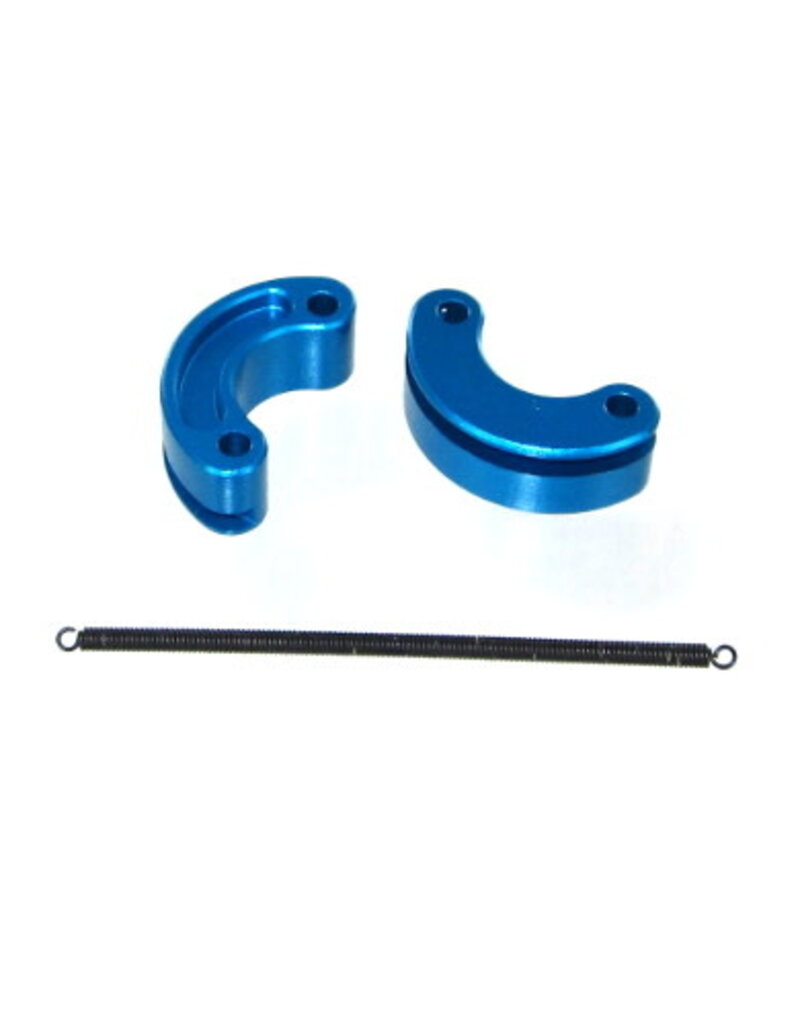 Redcat Racing 122273 Aluminum Clutch Shoes with Spring, Blue