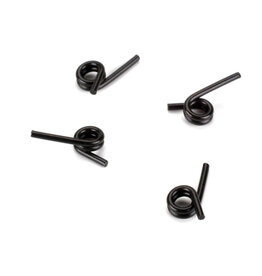 losi LOSA9112	 Clutch Springs, Black(4): 8B, 8T