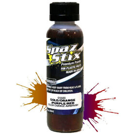spaz stix SZX05600  Color Change Airbrush Ready Paint, Gold/Orange/Purple/Red, 2oz Bottle
