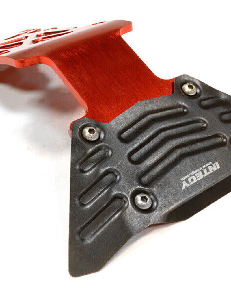 Integy c26069red skid plate e maxx