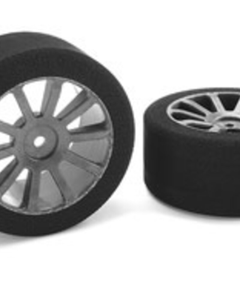 corally COR14705-37	Attack Foam Tires, for 1/10 GP Touring, 37 Shore, 30mm Rear, Carbon Rims