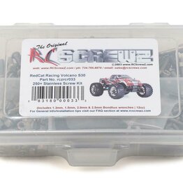 rc screws REDCAT RACING VOLCANO S30 RC SCREWZ STAINLESS STEEL SCREW SET RCR033