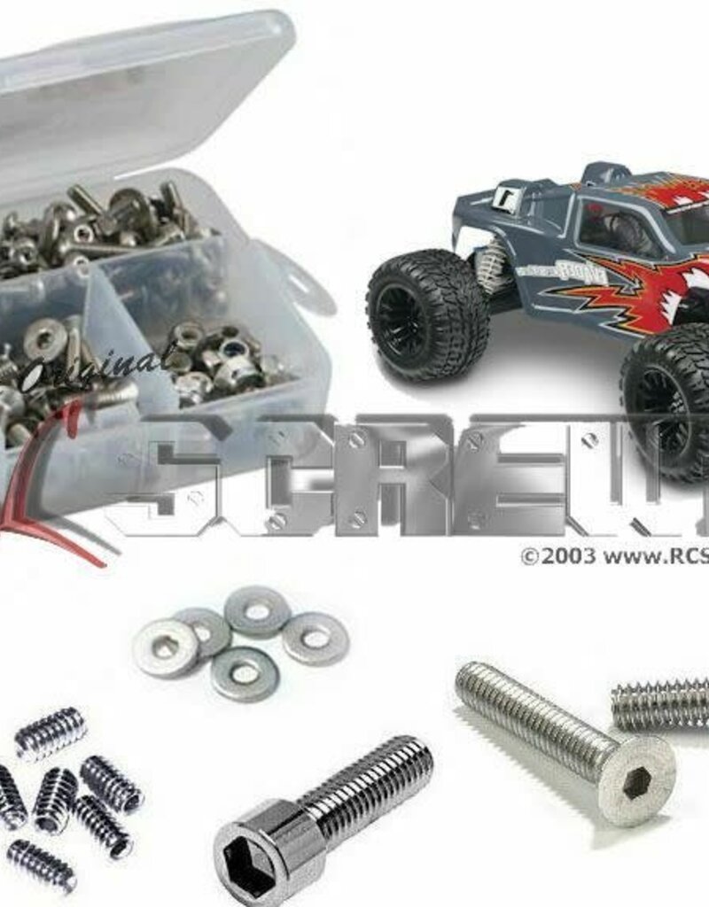 rc screws RCScrewZ Duratrax DTX EXT 2.4 RTR Stainless Steel Screw Kit - dur036
