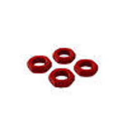 Arrma AR310906 Aluminum Wheel Nut 17mm Red (4)