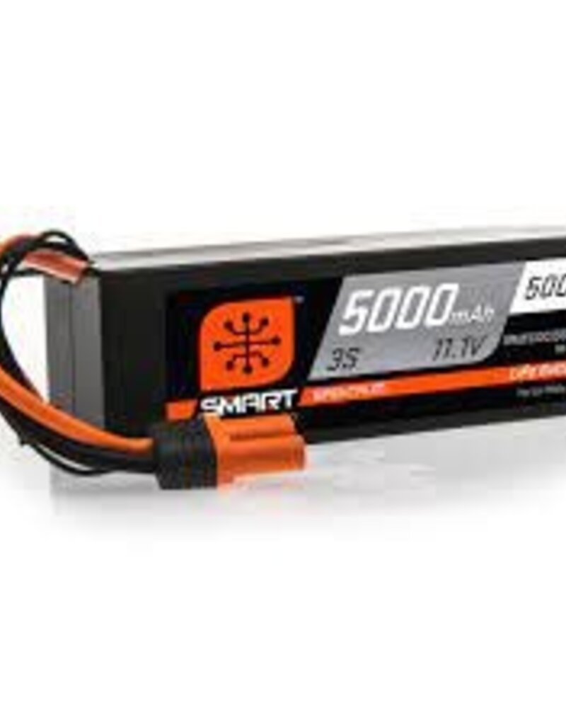 Spectrum SPMX50003S50H5	 5000mAh 3S 11.1V 50C Smart LiPo Hardcase; IC5