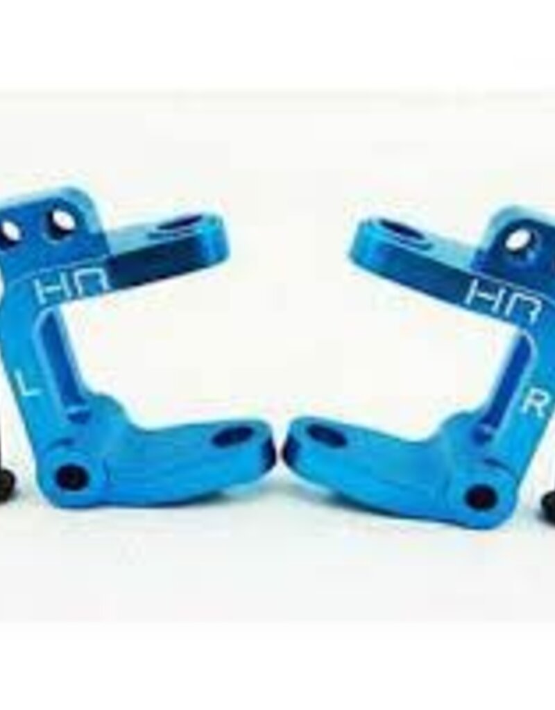 Hot Racing HRAECT1906	 Aluminum Caster Blocks (Blue): ECX 2wd