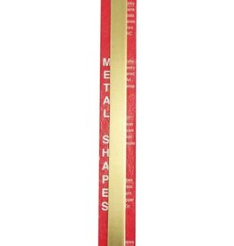K&S KNS-8241	.032"x1/2"x12" Brass Strips (1)