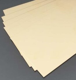 K&S KNS-252	.015"x4"x10" Brass Sheet Metal (1pc)