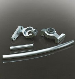 Redcat Racing 180090S Aluminum High Steering Knuckles (L/R) Also includes curved aluminum steering link and aluminum servo link