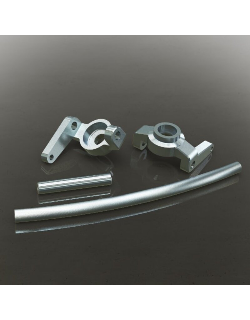 Redcat Racing 180090S Aluminum High Steering Knuckles (L/R) Also includes curved aluminum steering link and aluminum servo link
