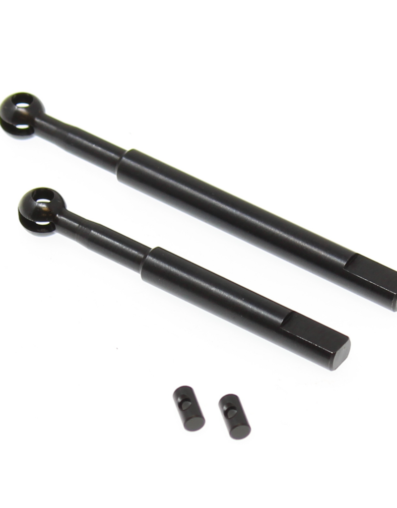 Redcat Racing RER11818 Heavy Duty Front Portal CVA Shafts with Couplers (1set) Replaces RER11348, and NOT compatible with RER11366.