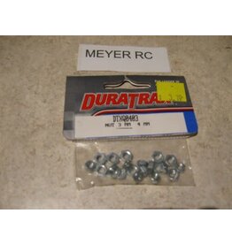 DURATRAX DTXQ0403 Metal Nut 3mm 4mm (20)