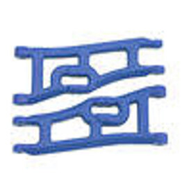 RPM RPM70665	 Wide Front A-arms, Blue; Traxxas Rustler Stampede