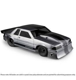 jconcepts JCO0362 1991 Ford Mustang, Fox Clear Body, 10.75 & 13" WB