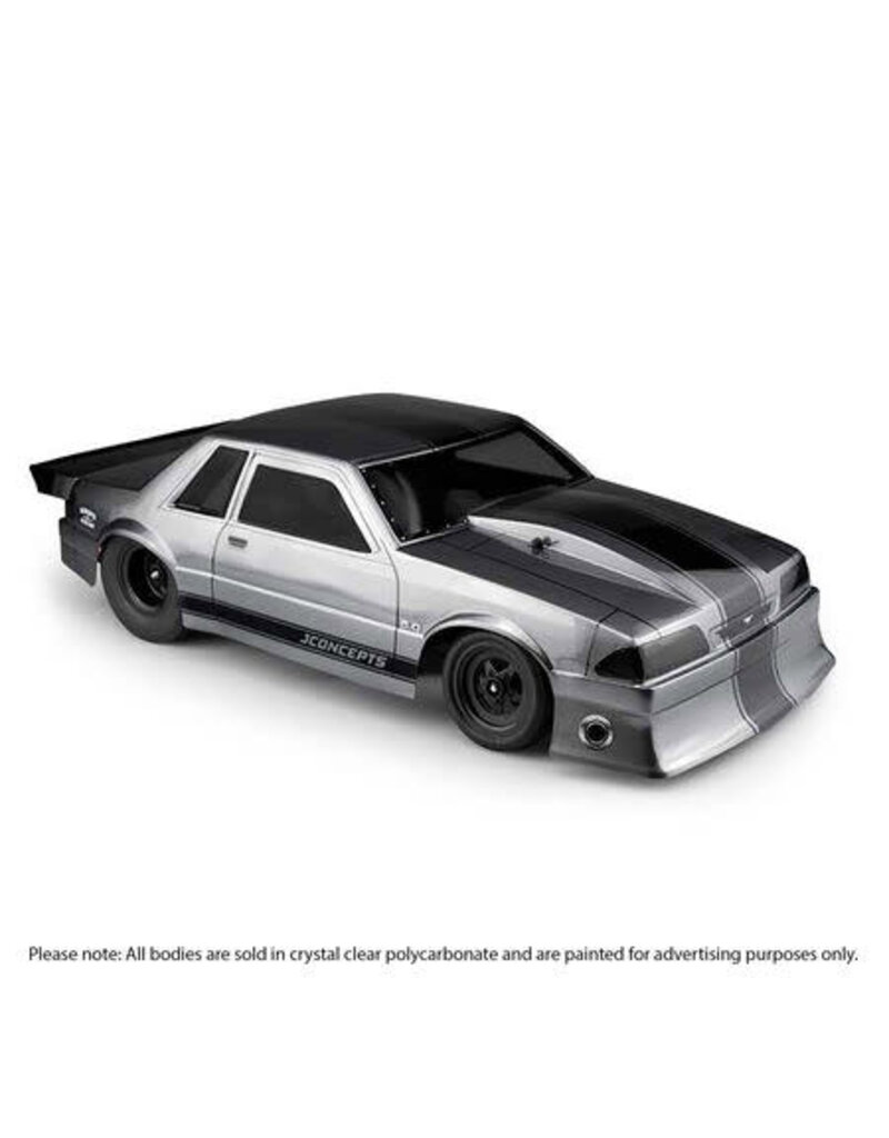 jconcepts JCO0362 1991 Ford Mustang, Fox Clear Body, 10.75 & 13" WB