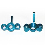 Redcat Racing 02186 Aluminum front steering knuckles (2pcs)(blue)(Same as 122211)