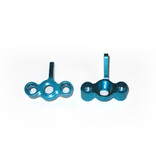 Redcat Racing 02186 Aluminum front steering knuckles (2pcs)(blue)(Same as 122211)