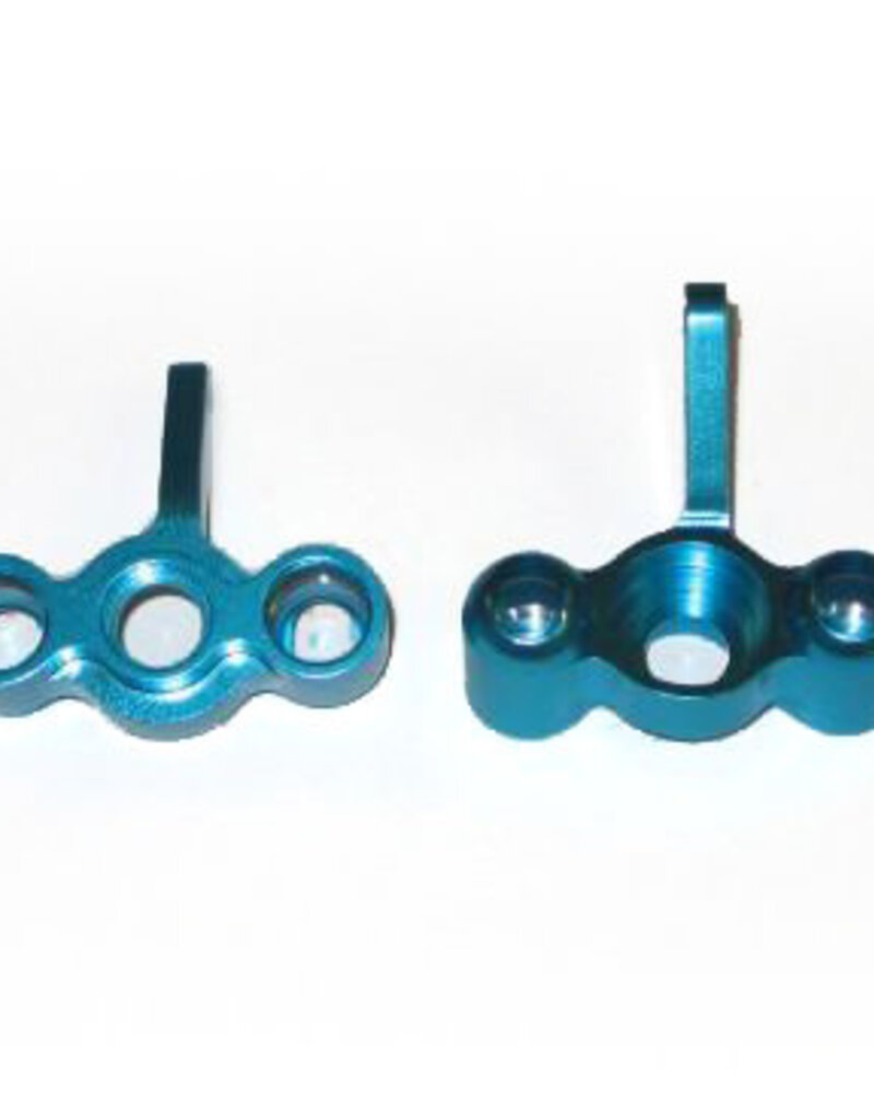 Redcat Racing 02186 Aluminum front steering knuckles (2pcs)(blue)(Same as 122211)