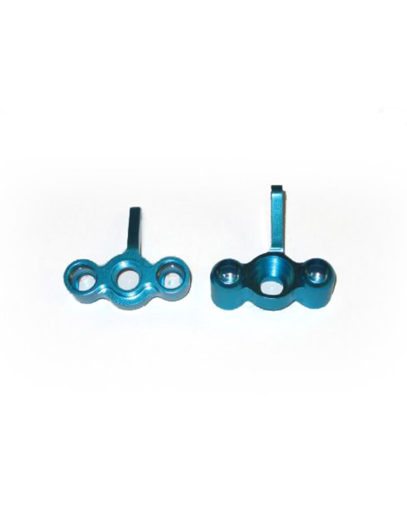 Redcat Racing 02186 Aluminum front steering knuckles (2pcs)(blue)(Same as 122211)