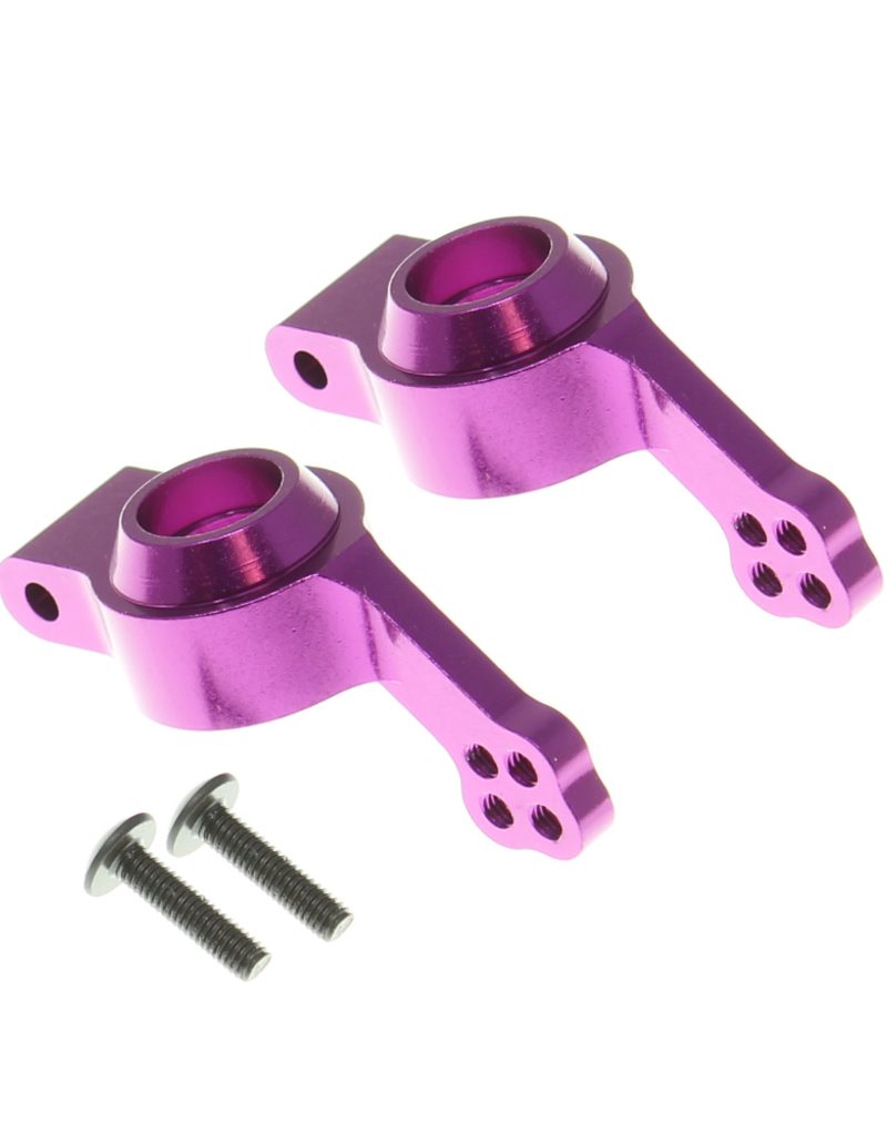 Redcat Racing 02130P Aluminum Rear Hub Carrier (Purple) (2pcs)