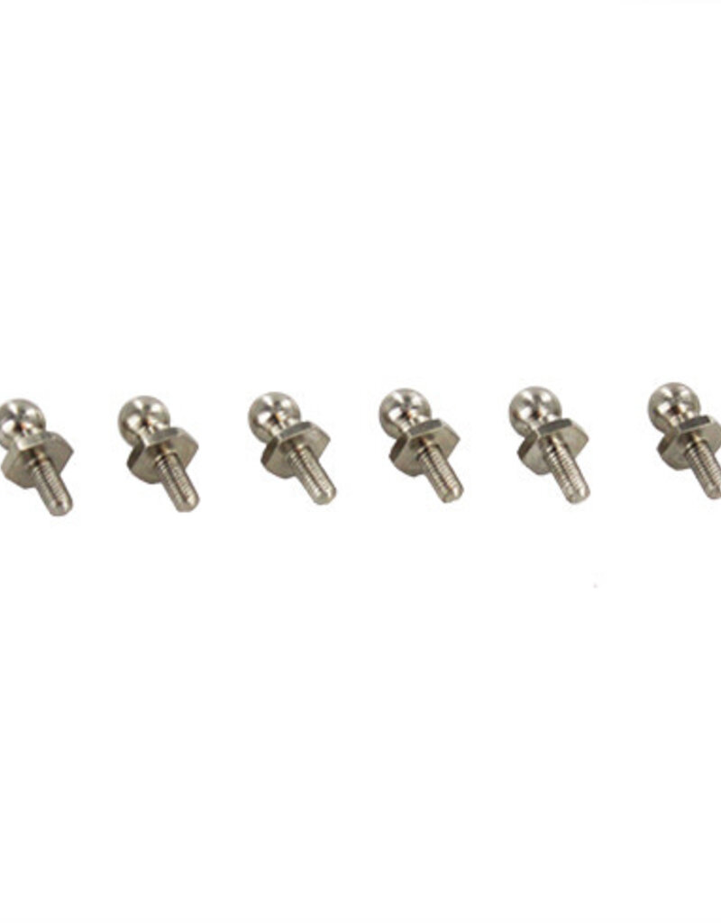 Redcat Racing 02038 5.5x6mm Machine Thread Ball Studs Lightning EP Drift, Lightning STK, Tornado Epx/epx PRO, Volcano Epx/epx PRO, Volcano S30