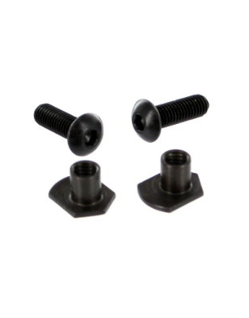 Redcat Racing 07127-2 5x15mm Button Head Machine Thread Screws and Threaded Bushing for 07451 Knuckle (2pcs each)