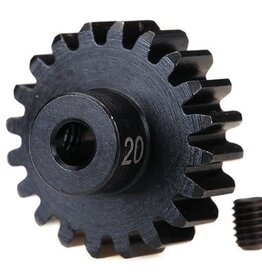 Traxxas 3950X Gear, 20-T pinion (32-p), heavy duty (machined, hardened steel)/ set screw