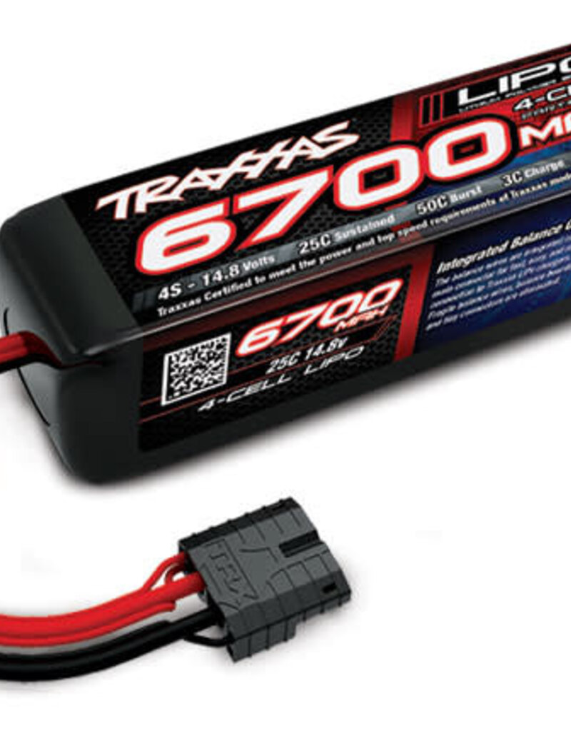 Traxxas 2890x 6700mAh 14.8v 4-Cell 25C LiPo Battery