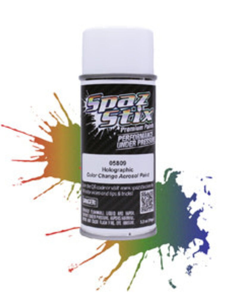 spaz stix SZX05809	Color Change Aerosol Paint, Holographic, 3.5oz Can