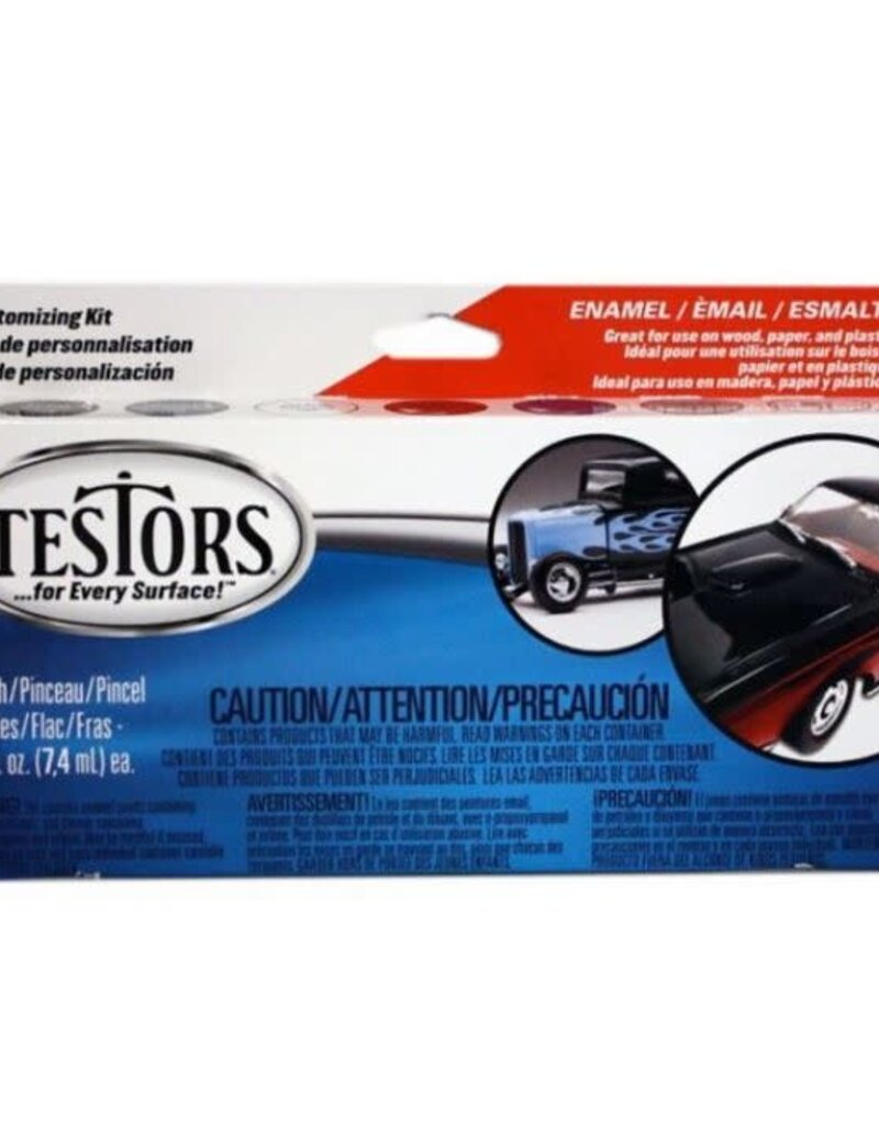 TESTORS TES9119X	 Enamel Kit:Model Car,6 Colors