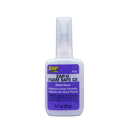 Zap PAAPT25	 ZAP-O Foam Safe CA Glue, .7 oz
