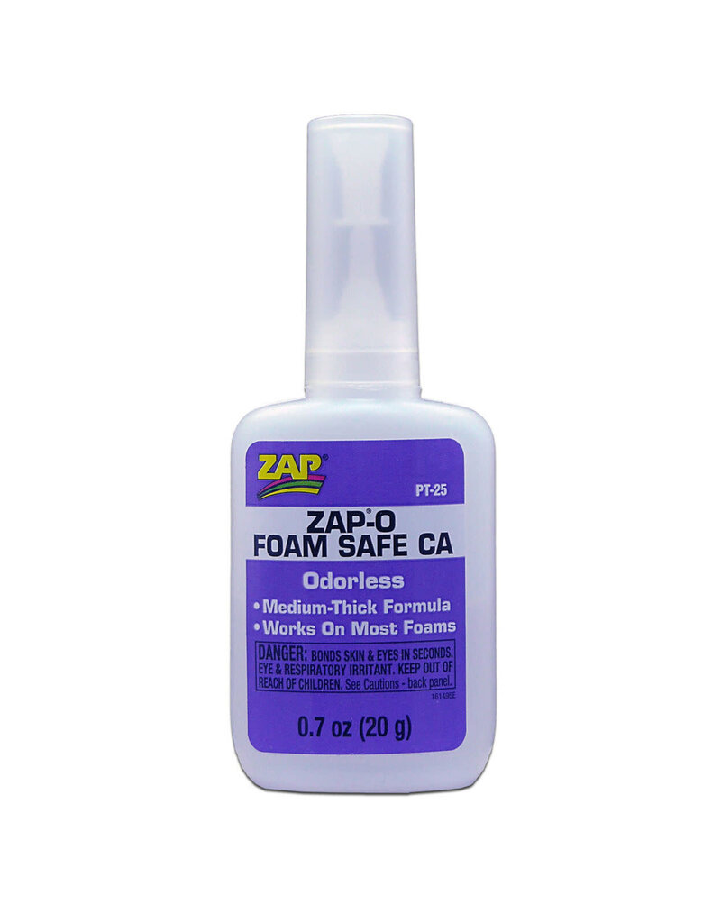 Zap PAAPT25	 ZAP-O Foam Safe CA Glue, .7 oz
