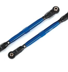 Traxxas 8997x TOE LINKS WIDEMAXX 119.8 BLUE Toe links, front (TUBES blue-anodized, 7075-T6 aluminum, stronger than titanium) (2) (for use with #8995 WideMaxx® suspension kit)