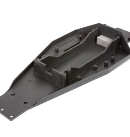 Traxxas 3728 Lower chassis (black) (166mm long battery compartment) (fits both flat and hump style battery packs)