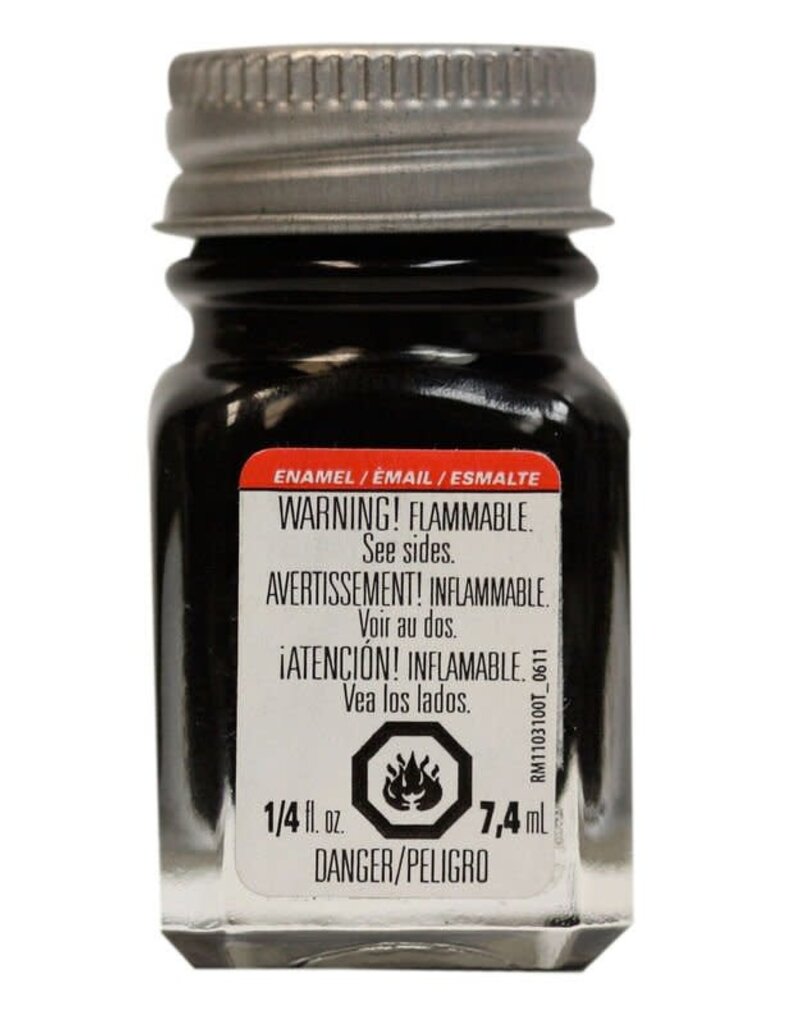 TESTORS TES1147TT	 Enamel 1/4 oz Gloss Black