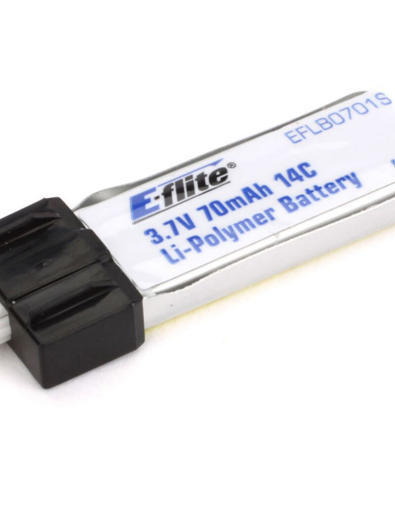 Eflight eflb0701s 70mah  1s 3.75v 14c lipo battery