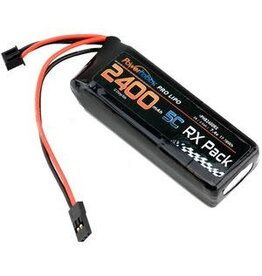 Power Hobby PHB2400RX	2S 7.4V 2400mAh 5C RX Receiver Lipo Battery Pack with Servo Connector