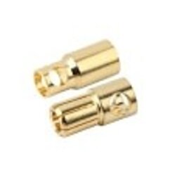 Racers Edge RCE1666	6mm Gold Plated Banana Plugs, Male & Female (5 pair)