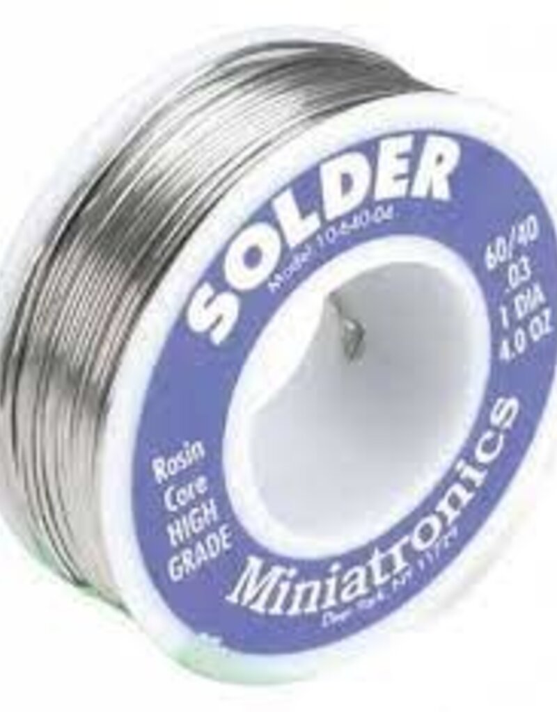 MNT1064004	 Rosin Core Solder 60/40, 4oz