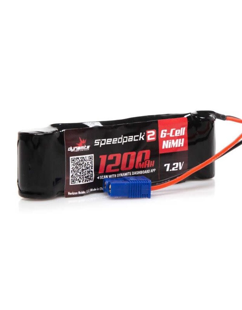 Dynamite DYNB2473	 SPEEDPACK2 7.2V 1200MAH 6 CELL NiMH, LONG: MINIS