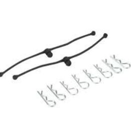 Dubro DUB2245	 Body Klip Retainer, Black (2)